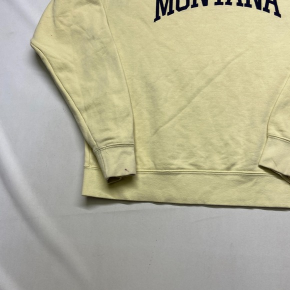 Montana Crewneck Men's M Yellow Big Cotton Better Than Basic Gear - Picture 3 of 15